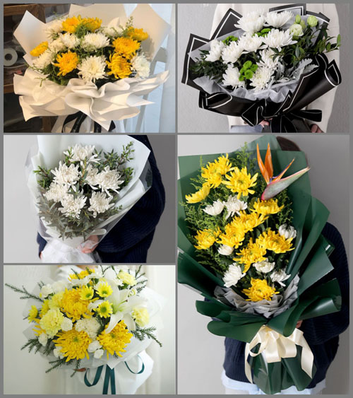 河北沧州任丘市石门桥镇白事花束代送